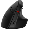 HP 925 Ergonomic Vertical Wireless Bluetooth Mouse - Detachable Wrist Rest, Multi-Surface - Black