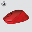 Logitech M330 SILENT PLUS wireless Rot