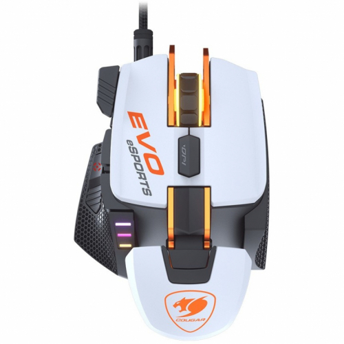 COUGAR Gaming Maus 700M EVO eSports.Kabel.Weiß/Schwarz