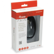 Equip Optische Maus kabellos USB Travel 4 Tasten R+L schwarz