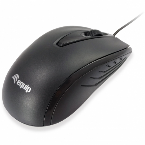 Equip Optische Maus USB Kompakt Rechts-Linkshänder 1.2m sw