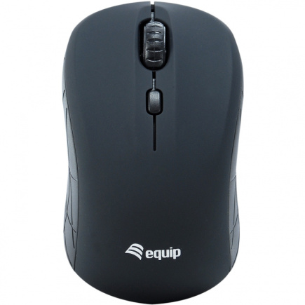 Equip Optische Maus kabellos USB Mini R+L schwarz