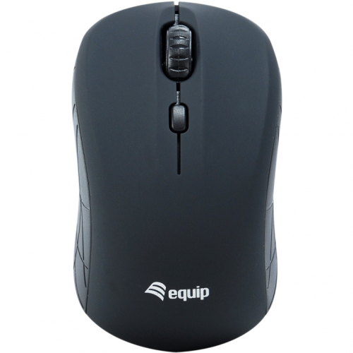 Equip Optische Maus kabellos USB Mini R+L schwarz