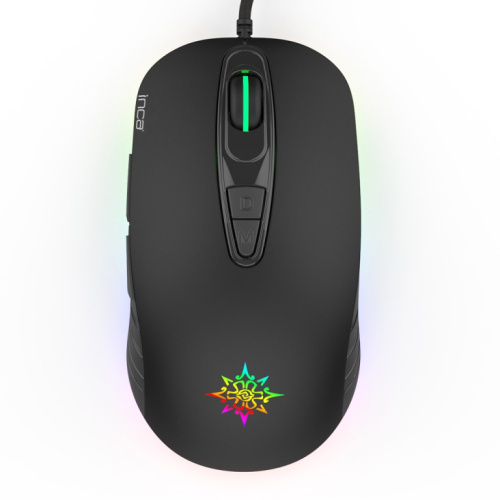 INCA Gaming Maus IMG-348 3200 DPI. RGB. 7 Tasten. USB. SW retail