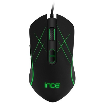 INCA Gaming Maus IMG-GT12 3200 DPI. RGB. 7 Tasten. USB. SW retail