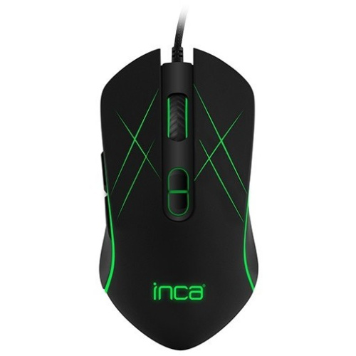 INCA Gaming Maus IMG-GT12 3200 DPI. RGB. 7 Tasten. USB. SW retail