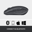 Logitech MX Anywhere 2S - Mouse - laser - 7 buttons - wireless - Bluetooth 4.0 LE - graphite 