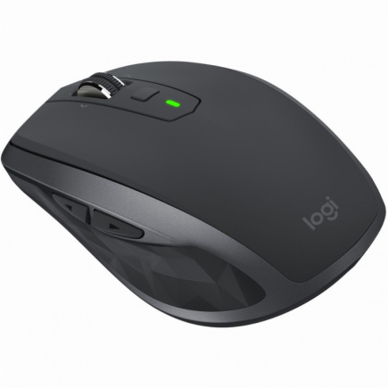 Logitech MX Anywhere 2S - Mouse - laser - 7 buttons - wireless - Bluetooth 4.0 LE - graphite 