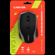 CANYON mouse MW-19  Wireless Charge Black Silver