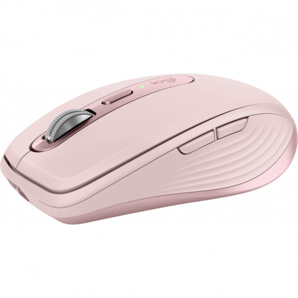 Logitech MX Anywhere 3S - Mouse - optical - 6 buttons - wireless - Bluetooth - Rose