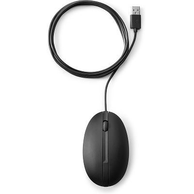 HP 320M USB Wired Optical Mouse - Black (BULK of 120 pcs)