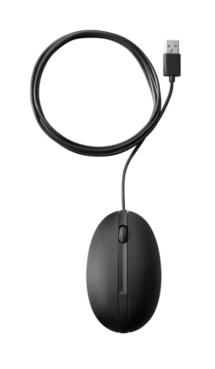 HP 320M USB Wired Optical Mouse - Black (BULK of 120 pcs)