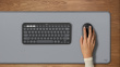 Logitech Pebble 2 M350s Wireless Mouse, RF Wireless + Bluetooth, 4000 DPI, Tonal Graphite