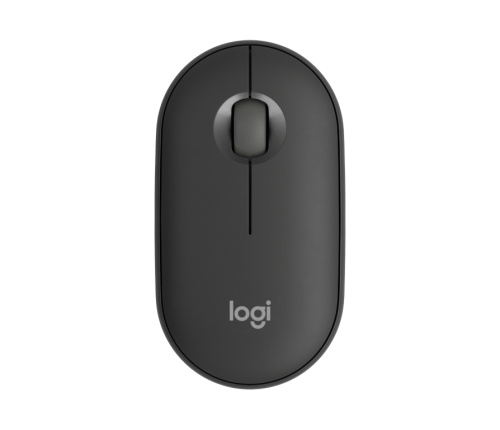 Logitech Pebble 2 M350s Wireless Mouse, RF Wireless + Bluetooth, 4000 DPI, Tonal Graphite