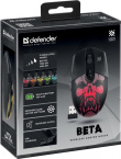 Defender Beta GM-707L mouse Gaming Right-hand RF Wireless Optical 1600 DPI