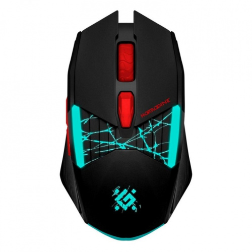 MOUSE DEFENDER GM-126 TISA RF+BT OPTIC 1600dpi 6P BLACK