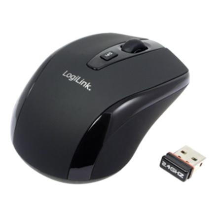 Logilink | Maus optisch Funk 2.4 GHz | 2.4GH wireless mini mouse with autolink | wireless | Black