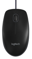LOGITECH B100 optical Mouse black USB for Business OEM