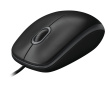 LOGITECH B100 optical Mouse black USB for Business OEM