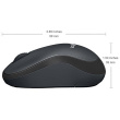 Logitech | Mouse | M220 SILENT | Wireless | USB | Charcoal