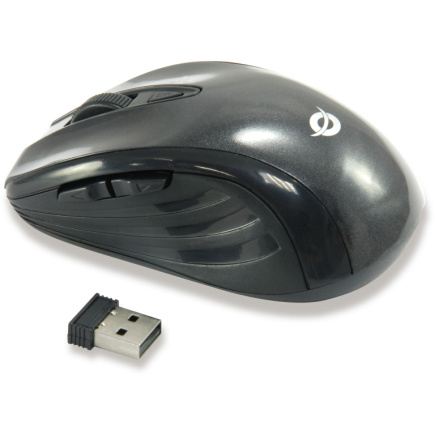 CONCEPTRONIC Optical Wireless 6-Tasten Travel USB Maus sw