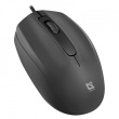 MOUSE DEFENDER ALPHA MB-507 OPTICAL 1000dpi 3P BLACK SILENT CLICK