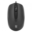 MOUSE DEFENDER ALPHA MB-507 OPTICAL 1000dpi 3P BLACK SILENT CLICK