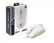 MSI CLUTCH GM11 WHITE Gaming Mouse '2-Zone RGB, upto 5000 DPI, 6 Programmable button, Symmetrical design, OMRON Switches, Center'