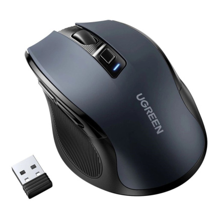 Ugreen MU006 Optical Mouse Wireless USB 2.4GHz / Bluetooth 5.0 4000 DPI - Black
