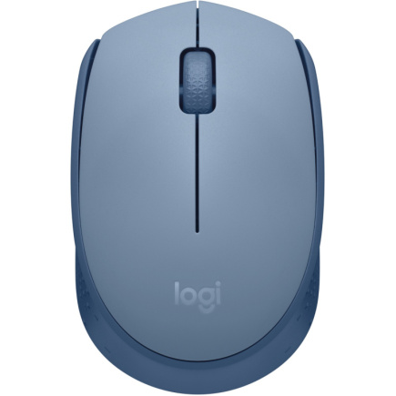 Logitech M171 Mouse right and left-handed optical 3 buttons wireless 2.4 GHz USB wireless receiver blue/grey 340278