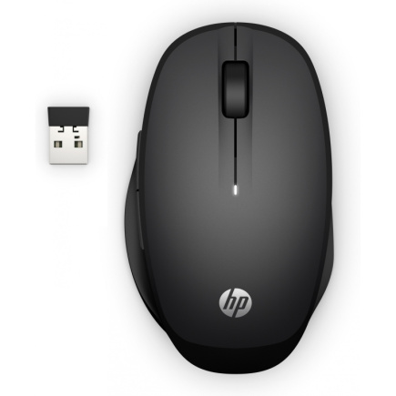 HP Maus 300 Dual Mode Kabellos BT/USB-A Schwarz