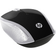 HP Maus 200 Kabellos USB-A 3-Tasten Silber/Schwarz