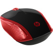 HP 200 Maus kabellos rot