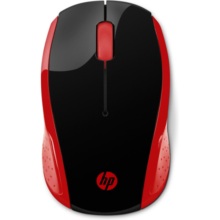 HP 200 Maus kabellos rot