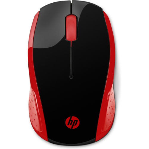 HP 200 Maus kabellos rot