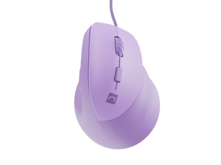 NATEC CRAKE 2 PRO 12800DPI PURE LAVENDER PROGRAMMABLE OPTICAL VERTICAL MOUSE
