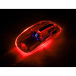 MANHATTAN Funkmaus USB-A 4Tasten RGB LED weiß transparent