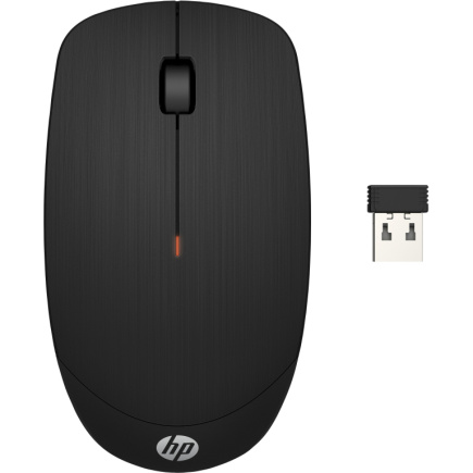 HP Maus X200 Kabellos USB-A 3 Tasten Schwarz