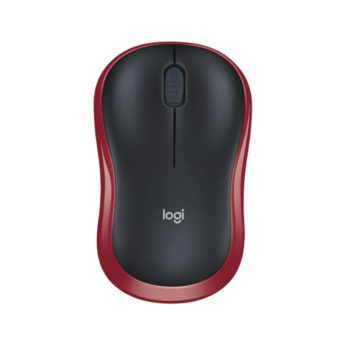 Logitech M185, punane - Juhtmevaba hiir / 910-002237