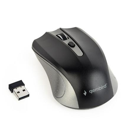 Gembird | MUSW-4B-04-GB | 2.4GHz Wireless Optical Mouse | Optical Mouse | USB | Spacegrey/Must