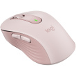 Logitech Signature M650 Mouse optical 5 buttons wireless Bluetooth 2.4 GHz Bolt USB receiver rose 341958