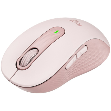 Logitech Signature M650 Mouse optical 5 buttons wireless Bluetooth 2.4 GHz Bolt USB receiver rose 341958