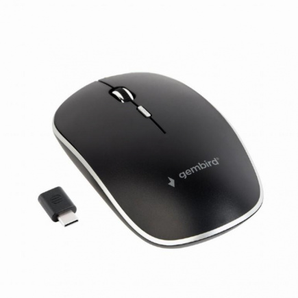 SE USB-C OPTICAL WRL Must/SILENT MUSW-4BSC-01 GEMBIRD