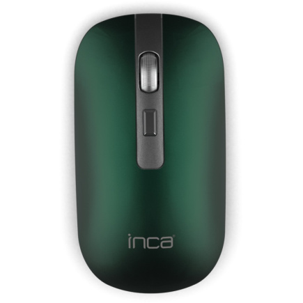 INCA Maus IWM-531RY 1600 DPI,Wireless & BT, Akku, Grün retail