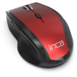 INCA Maus IWM-500GLK 1600 DPI,Wireless,Nano-USB,Laser,Rot retail