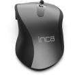 INCA Maus IWM-505 Ergonomic, Wireless, 1600 DPI, Laser,SW retail