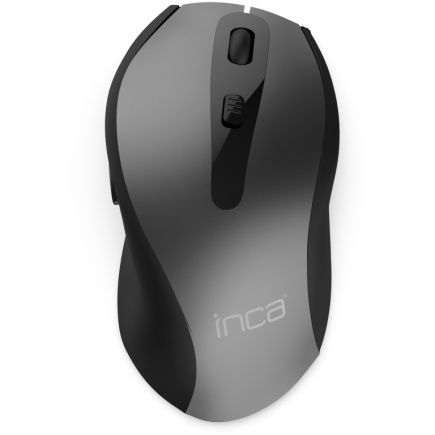 INCA Maus IWM-505 Ergonomic, Wireless, 1600 DPI, Laser,SW retail