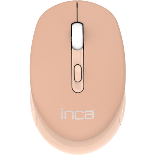INCA Maus IWM-243RH 1600 DPI,CANDY DESIGN Creme, 2,4GHz