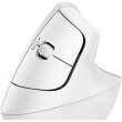LOGITECH Lift for Mac Vertical mouse ergonomic optical 6 buttons wireless Bluetooth Bolt USB receiver off-Valge