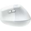 LOGITECH Lift for Mac Vertical mouse ergonomic optical 6 buttons wireless Bluetooth Bolt USB receiver off-Valge